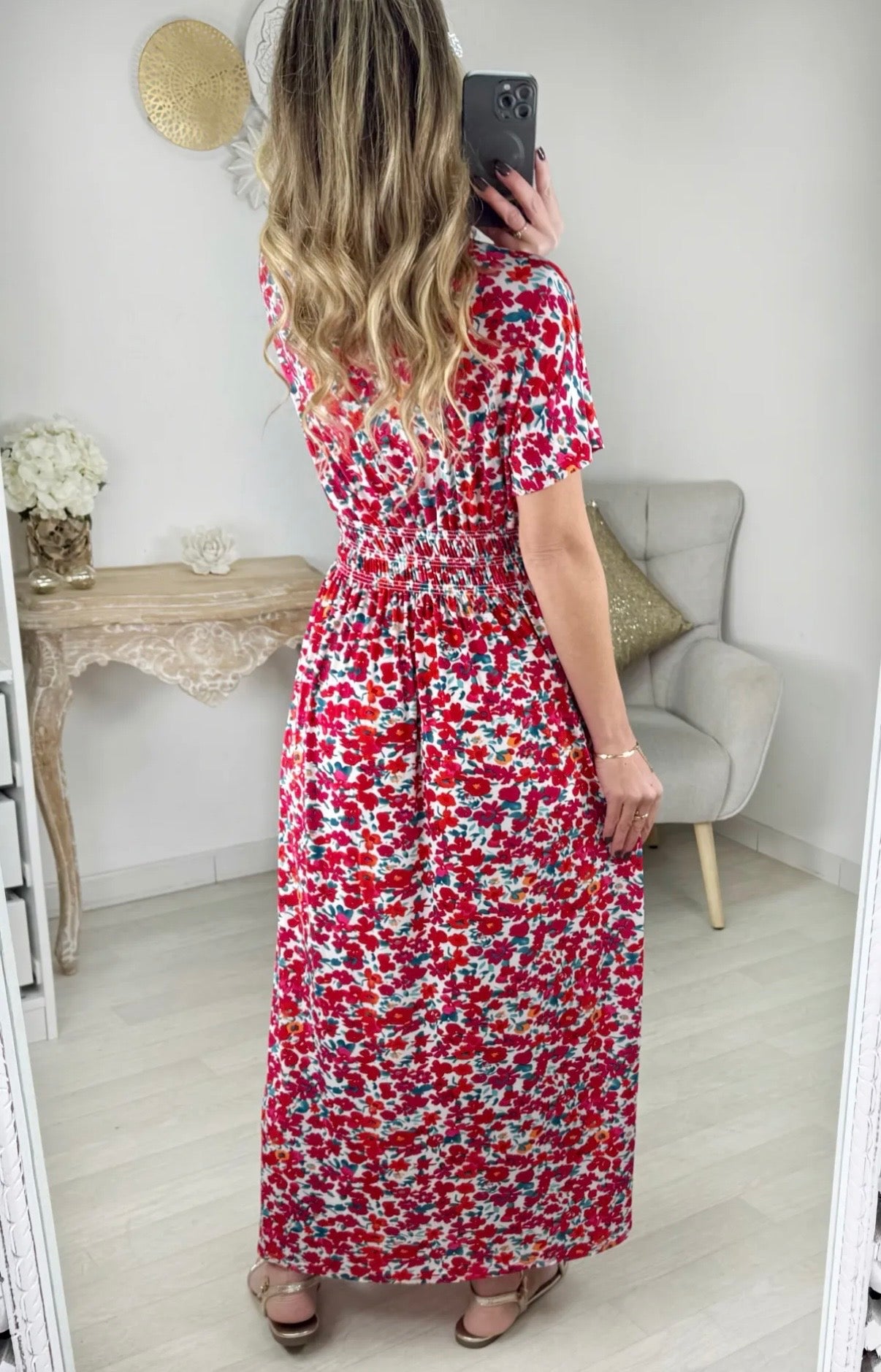 Robe magique Alma manches courtes