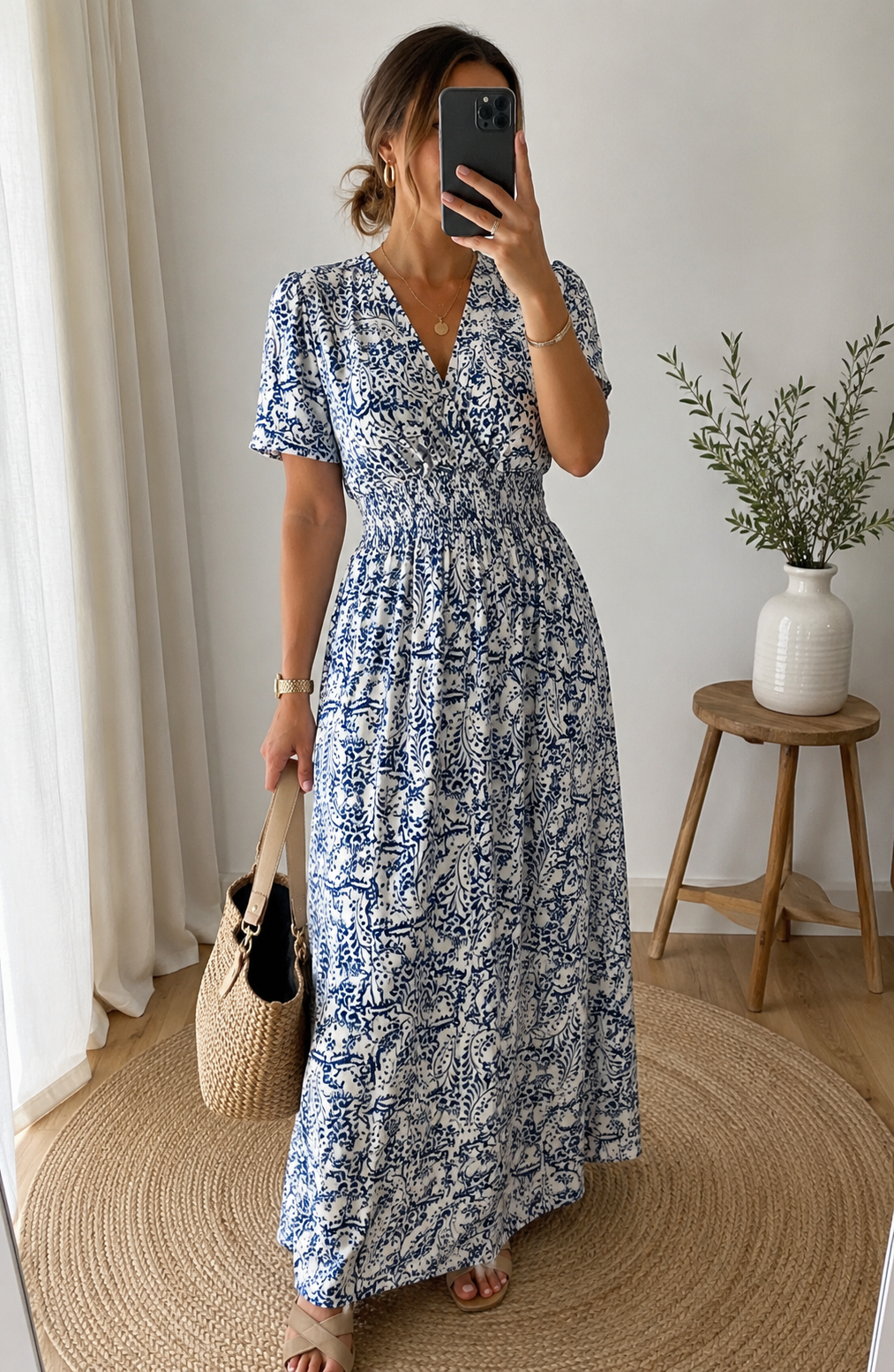 Robe magique manches courtes